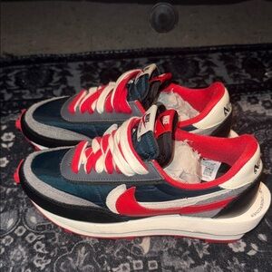 Nike Red and Navy Sneakers